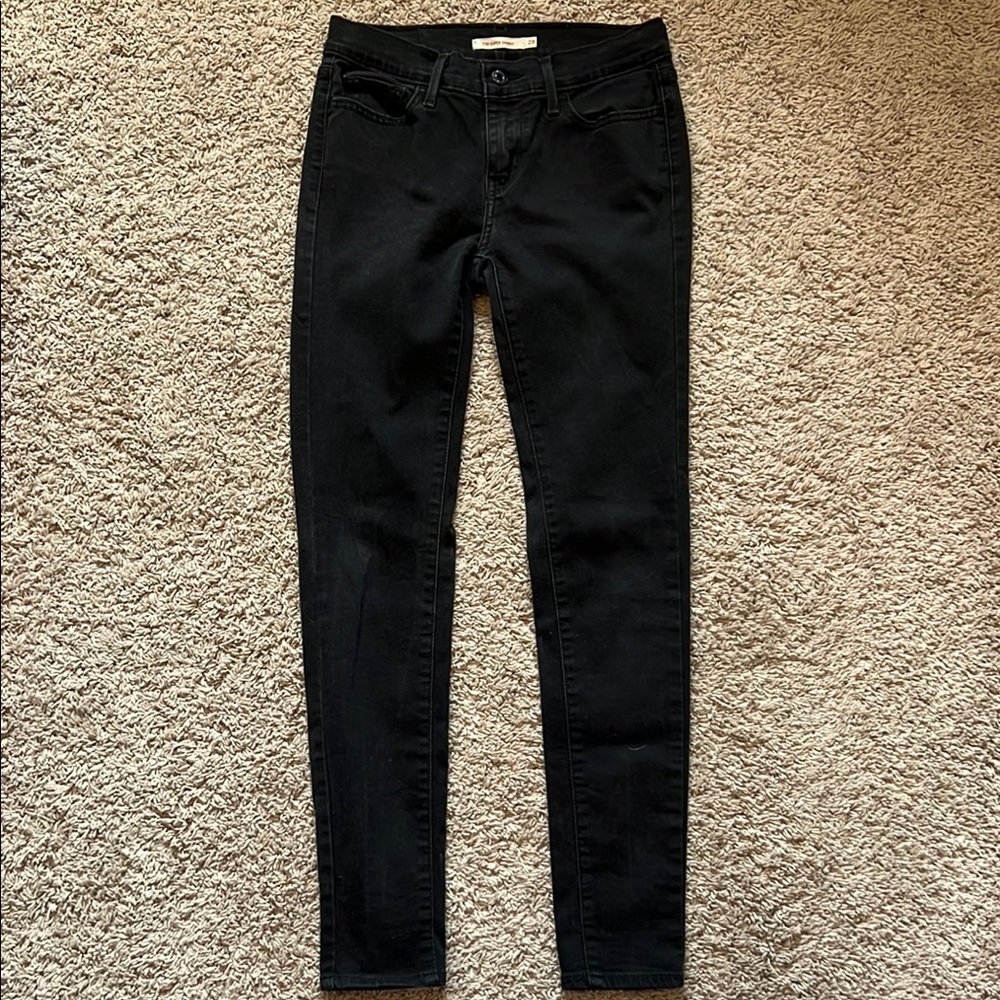 Levi Strauss Women's Black Skinny Jeans
